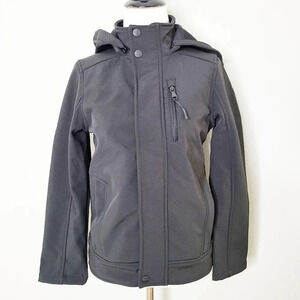 NWT Urban Republic Black Hooded Coat M